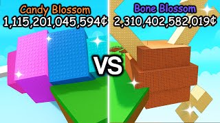 $0 to $1 Trillion Candy Blossom VS Bone Blossom Race