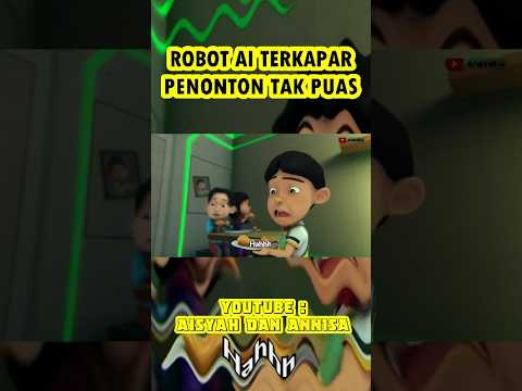 Robot AI Mail Terkapar Penonton Tak Puas #upinipin #memes #animasi #lucu #shorts