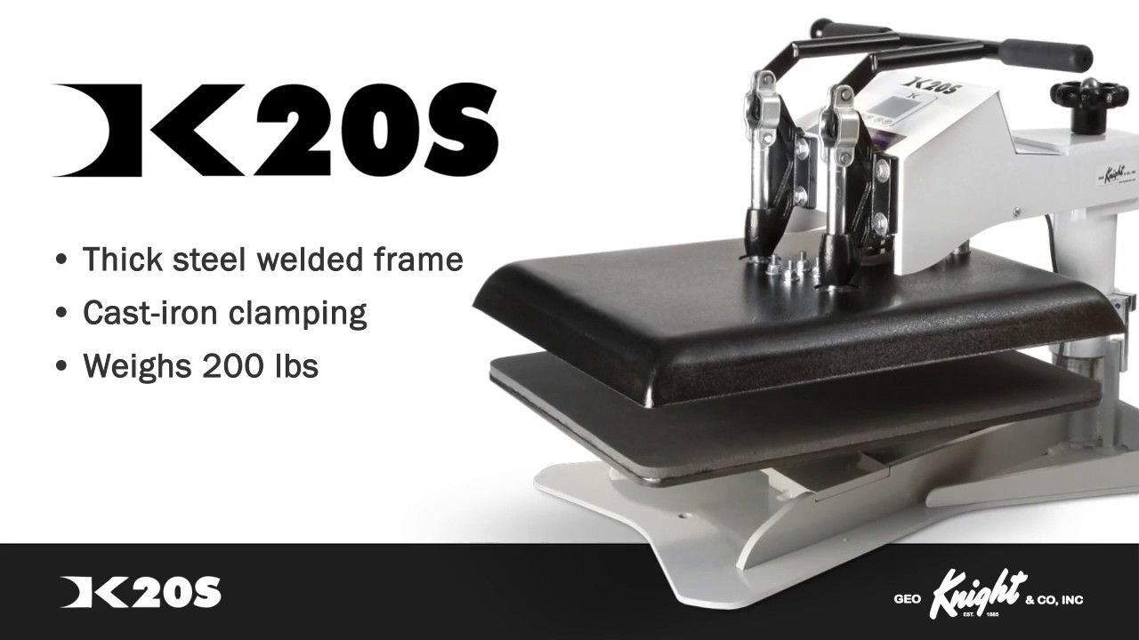 Click to watch the Geo Knight DK20S Heat Press for Sublimation - Operation & Features -  video