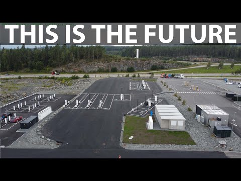 Ionity opened 25 meter truck chargers at Innlandsporten, Norway