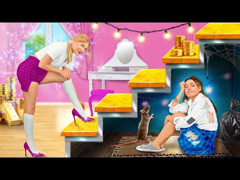 RUANG RAHASIA MURID TAJIR VS BOKEK di Sekolah - KIAT untuk Jadi POPULER oleh Game ala Dunia La La