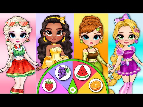 Disney Princess Get NEW FASHION | DIY Paper Doll & Craft