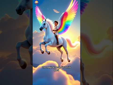 Fantasy magical horse story 🌈✨|| #shorts #trending #AIanimationstory #moonhindianimation