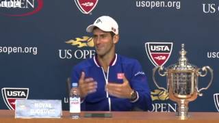 Novak Djokovic  US Open winner on 'logical' Roger Federer support