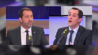Christophe Castaner met Nicolas Bay en PLS