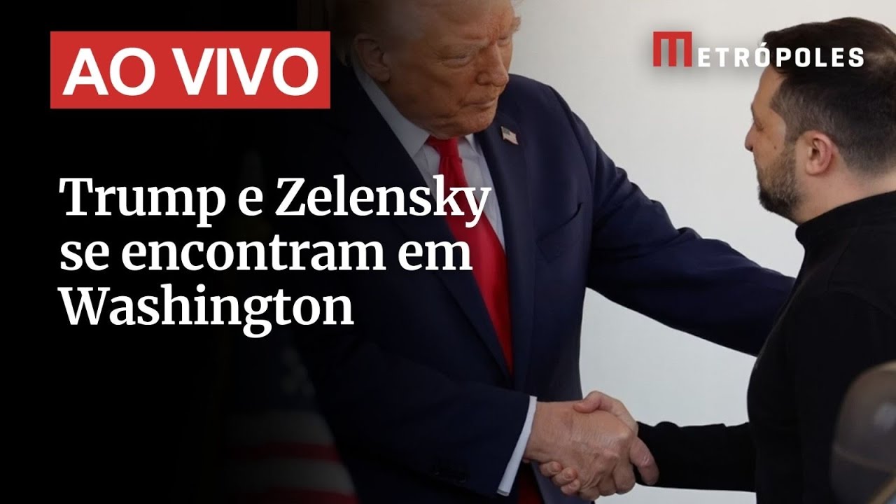 AO VIVO Zelensky volta à Casa Branca para encontro com Trump e líderes europeus