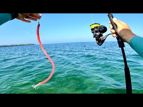 FOUR Hours Of Kayak Fishing The Florida Keys | Jigging Mutton Snapper, Trolling Mackerel & More