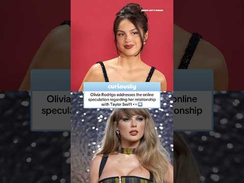 Olivia Rodrigo on her relationship with Taylor Swift👀 #oliviarodrigo #taylorswift #dejavu