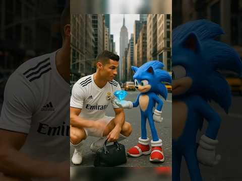 🎉🥳RONALDO AND HIS SON LOST THE RACE UNTIL SONIC CAME TO THE RESCUE🥳
