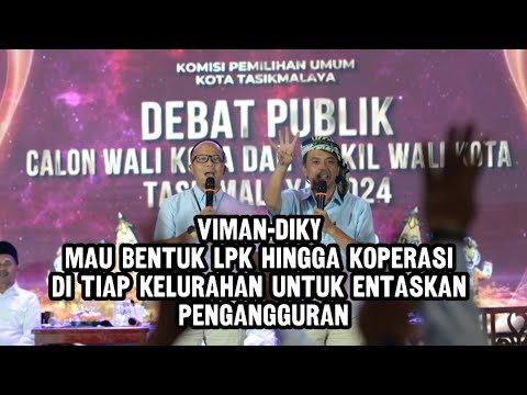 Viman-Diky Mau Bentuk LPK hingga Koperasi di Tiap Kelurahan untuk Entaskan Pengangguran