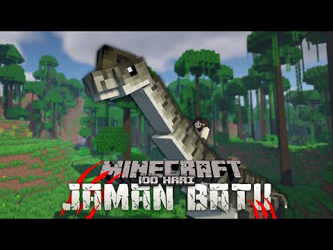 100 hari di Minecraft tapi Jaman Batu !!!