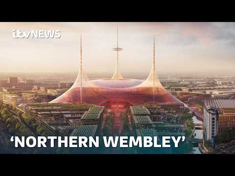 Manchester United to build new 100,000 seater stadium as it regenerates Old Trafford site | ITV News