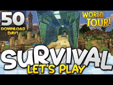FROSTYWOOD WORLD TOUR!! - Survival Let's Play Ep. 50 (DD) - Minecraft Bedrock (PE W10 XB1)