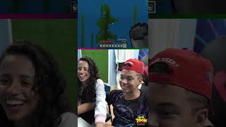 A RAÍSSA É A SUPER EM MLG NO MINECRAFT!! #shorts