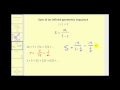 Infinite Geometric Series Concepts