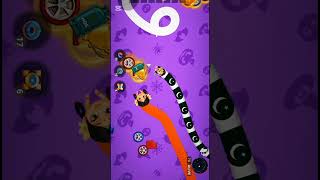 Worms Zone.io smarts and strategy to battle the 🐍 #shortsfeed#viral #trending