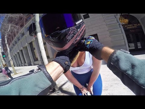 Her First Time On A Motorcycle