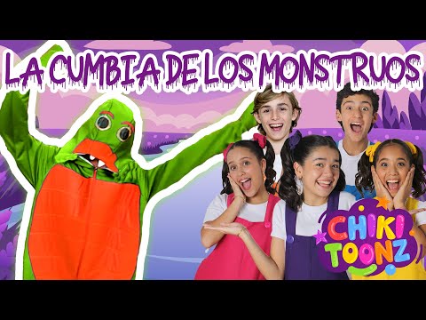 La Cumbia de los Monstruos | Música para niños | @ChikiToonz