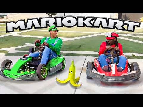 Kai Cenat & IShowSpeed Mario Kart IRL