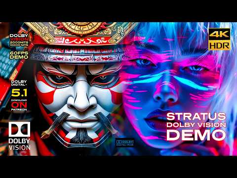 Dolby Vision IQ 60FPS | The STRATUS HDR Showcase Demo TrueRGB vs OLED TVs • 2K–10K Nits (Download)