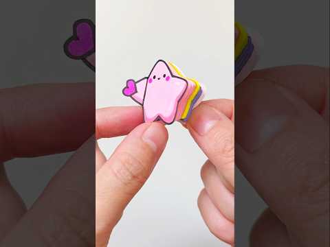 핑크별 초미니 <strong>노트</strong> 만들기  #star  #pink  #paperdiy  #shorts #diy #종이놀이