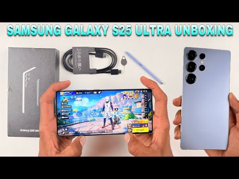 Samsung's galaxy s25 ultra unboxing