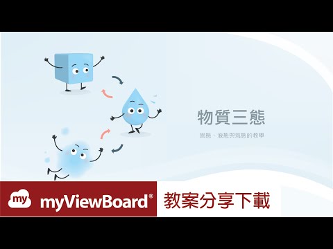 ????國小自然科 myViewBoard 原創內容：認識 #物質三態 - 液體???? 固體???? 氣體???? - YouTube(1:37)