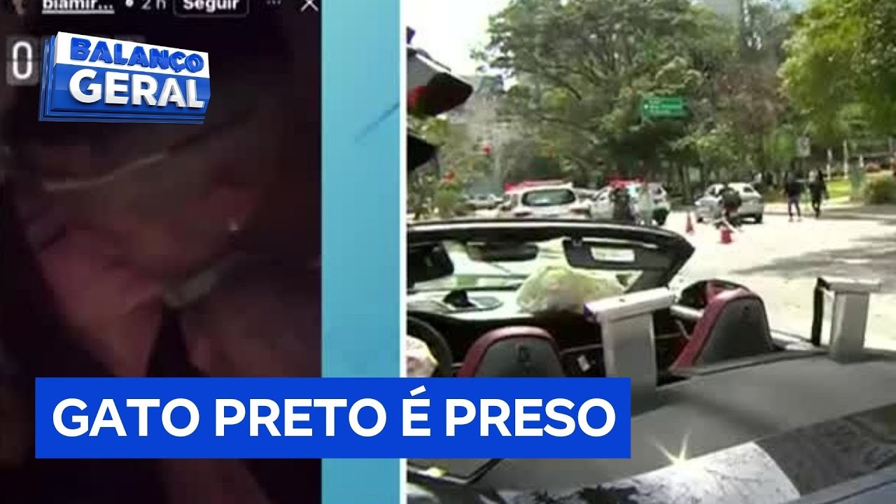 Influenciador Gato Preto é preso após causar acidente de carro na zona sul de São Paulo