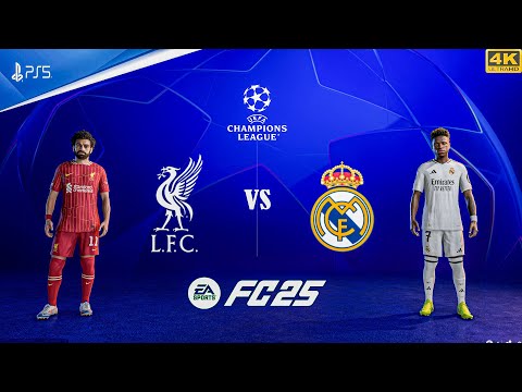 FC 25 - Liverpool Vs Real Madrid - Ft. Mbappe,Salah| UEFA UCL 24/25 FINAL | PS5™ [4K60]