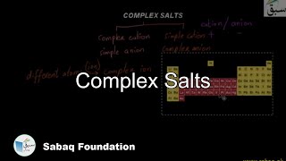 Complex Salts
