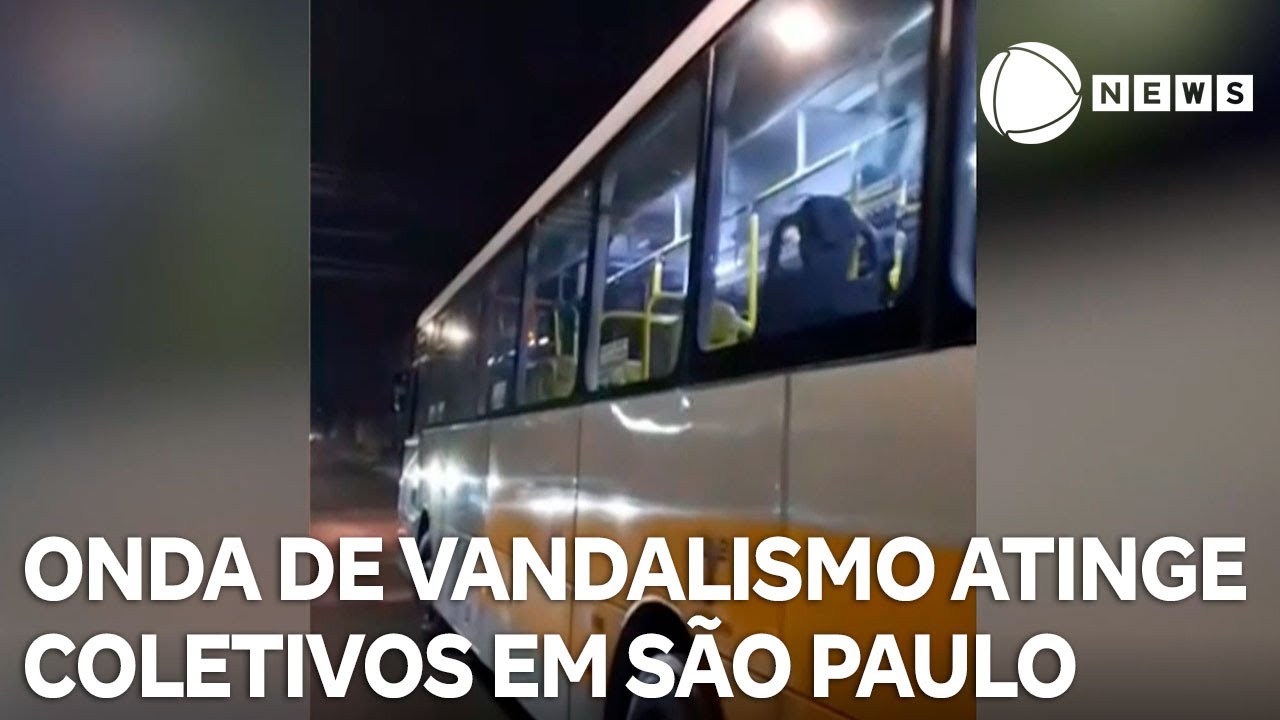 Onda de vandalismo atinge quase 400 coletivos em São Paulo