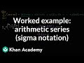 Understanding Arithmetic Series