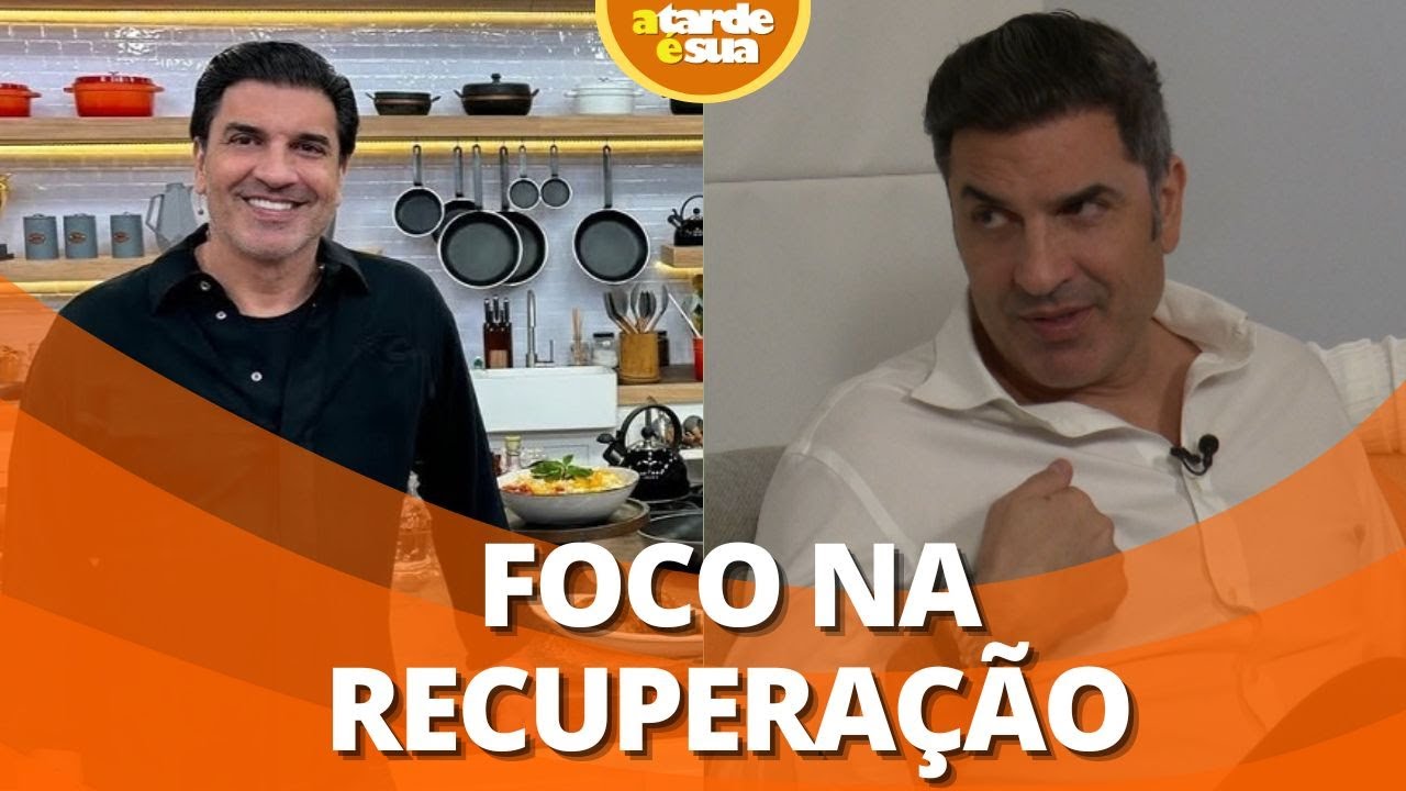 Em recuperação Edu Guedes fala sobre voltar ao trabalho Cozinhar é um esforço