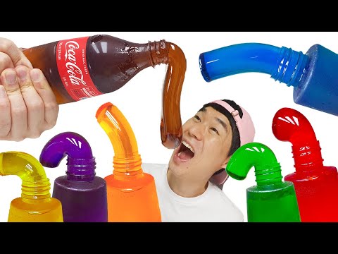 꿀젤리 먹방모음 Honey Jelly Mukbang Collection 꿀젤리 베스트먹방 Rainbow Honey Jelly 편의점 꿀젤리 불닭볶음면 Sauce Challenge