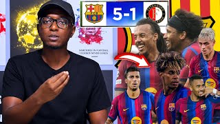 Barça 5:1 Feyenoor : Le fc Barcelone est trop effrayant 😧 incroyable équipe 