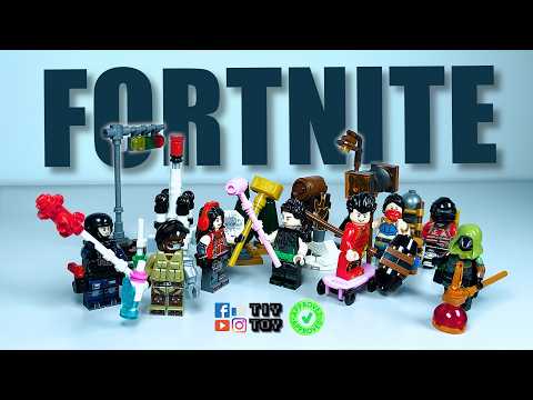 ⛔ [FULL] Fortnite Characters SY Block Unboxing Review 【CUSTOM】 LEGO MOC Minifigures 乐高 ЛЕГО 레고 レゴ