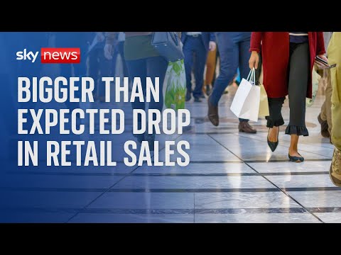 Big fall in retail sales in July after wet weather
