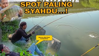 Tak heran,!!! Mancing sambil rebahan pun dapat ikan besar  klo di sungai ini