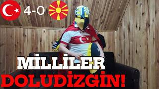 MİLLİLER DOLUDİZGİN! - Türkiye 4-0 Kuzey Makedonya