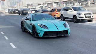 Supercars of Dubai 2025 | Mansory 812, Aventador SV, 812 SF, McLaren SLR, Murcielago..