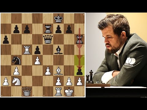 Магнус КАРЛСЕН запускает пешку Ларсена-Грищука-AlphaZero
