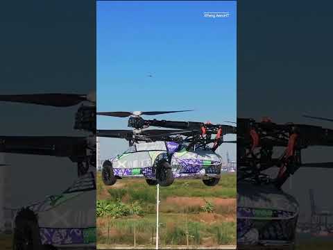 XPeng AeroHT Flying Car Concept from the CES Show Floor