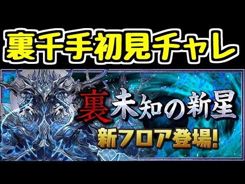 【生放送】裏千手初見チャレンジしてみる【パズドラ】