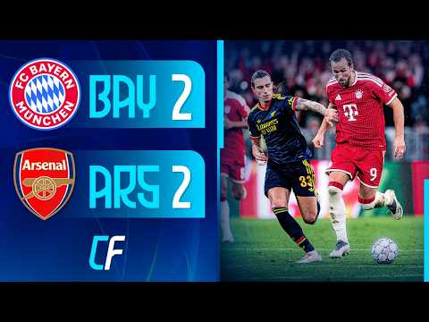 ✅ BAYERN MÚNICH y ARSENAL IGUALARON 2-2 en ALEMANIA por <strong>la</strong> CHAMPIONS <strong>LEAGUE</strong>