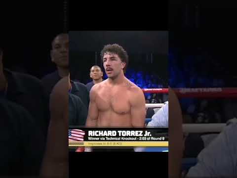 In the first round, I saw the shadow of the boxer in the 1980s and 1990s on him.#Richard Torres Jr