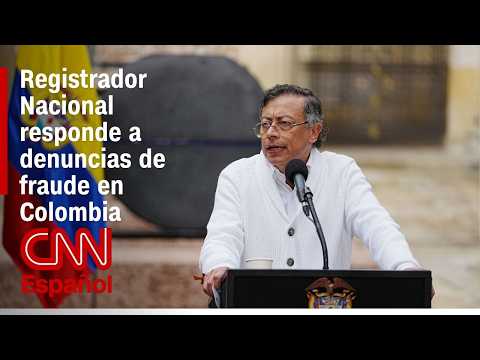 El registrador Nacional responde a denuncias de fraude de Petro