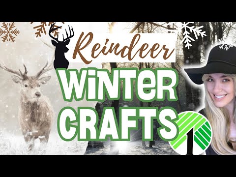 ⛄️Winter DIYS for during & after Christmas! | Dollar Tree DIY | Reindeer DIY Crafts