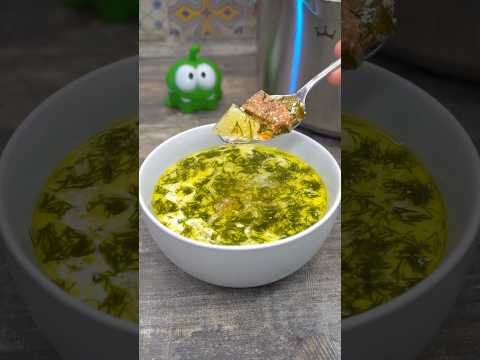 — Мама, очень вкусный суп! 🥰