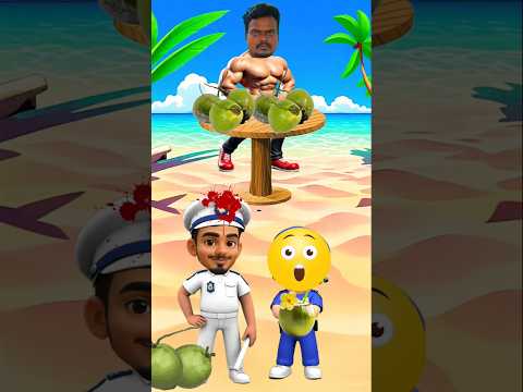 नारियल से सिर टूटा अब 🥥 #shorts