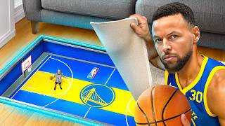 I Built A Basketball Court For Steph Curry!